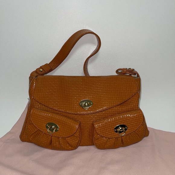 GOLDEN BLEU (NEW!) leather bag - Picture 4 of 13